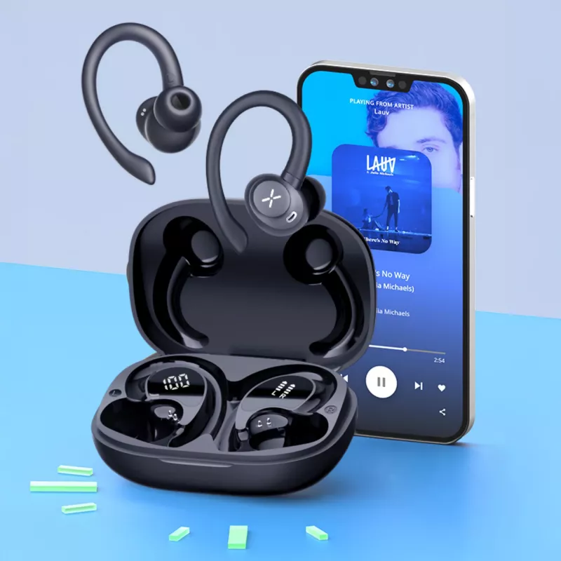 Auriculares deportivos inalámbricos MANTA Rytmo Sport 2 MATWS012BK — True Wireless, in-ear, negro
