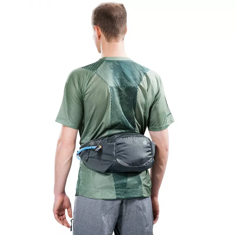 Riñonera DEUTER Pulse 3 compatible con riñones, cinturón ajustable, 3 L, grafito, 330 g