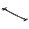 Tarjeta riser DeLOCK 88042 conector PCI Express x1 en ángulo de 90° con cable de 30 cm