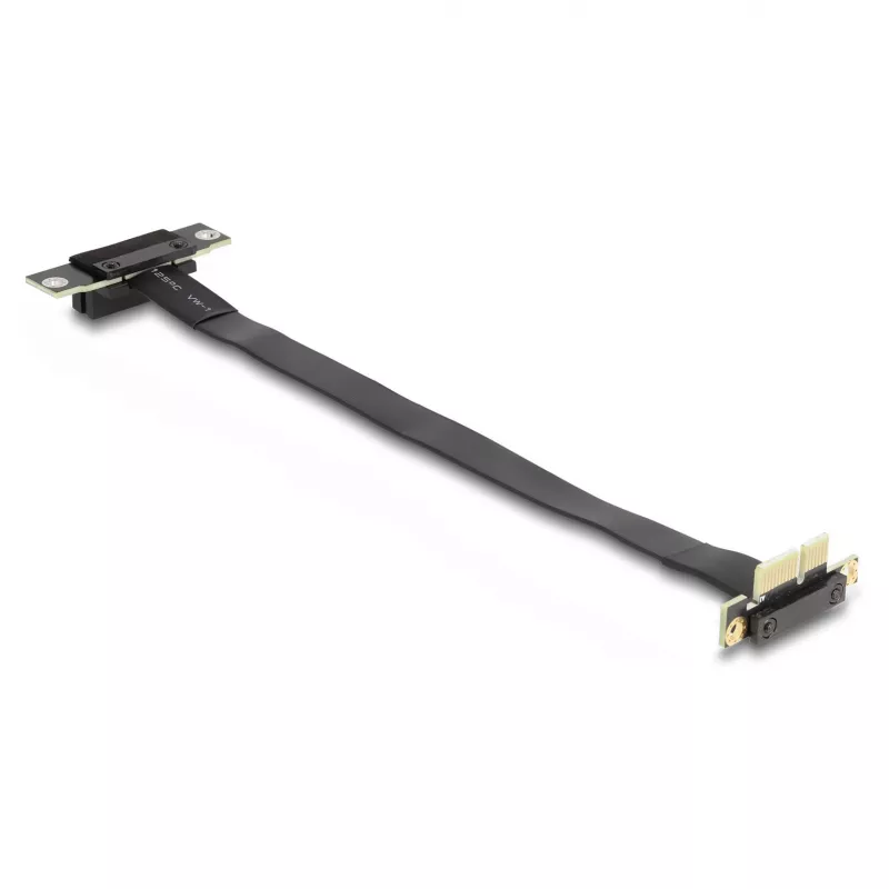 Tarjeta riser DeLOCK 88042 conector PCI Express x1 en ángulo de 90° con cable de 30 cm