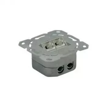 VALUE Toma Cat.6a, 2x STP, empotrar, vertical, blanco (25.99.8491)