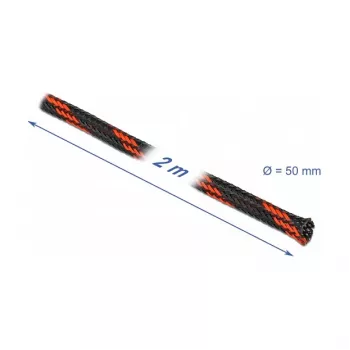 Funda para cables DeLOCK 20758 negro rojo