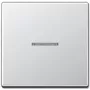 JUNG A 590 KO5 AL - Teclas - Aluminio - Duroplast - IP44 - 55 mm