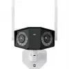 Reolink Duo Series W730 - Cámara Wi-Fi exterior 4K, doble objetivo, visión panorámica de 180°, detección de personas/vehículos/animales
