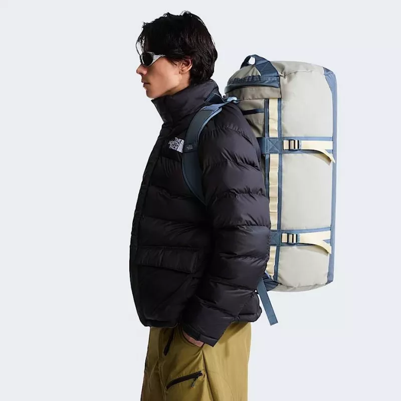 Bolsa de viaje The North Face Base Camp Duffel M - stone slab/granite Gris