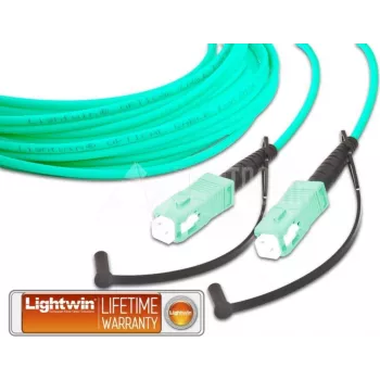Lightwin Cable de conexión de fibra óptica simplex de alta calidad, MM OM3, SC - SC (LSP-50 SC-SC 10.0 OM3)