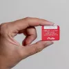 Shelly Qubino Wave 1PM Mini Z-Wave actuador de medición y conmutación rojo