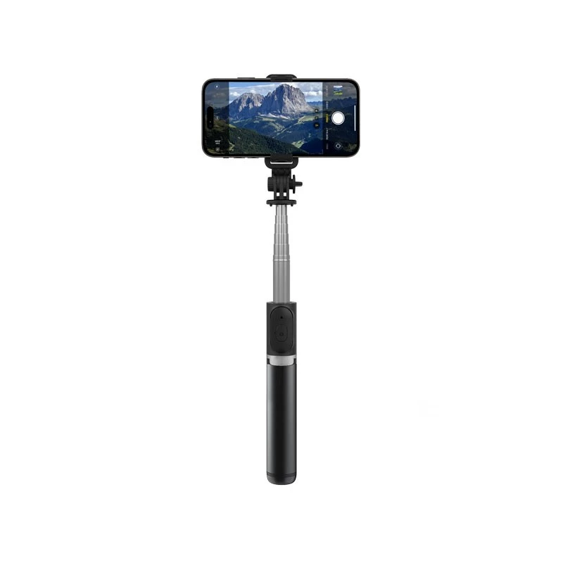 SelfieGo palo selfie compacto con trípode Bluetooth (20-101 cm) Crong CRGSGL1B