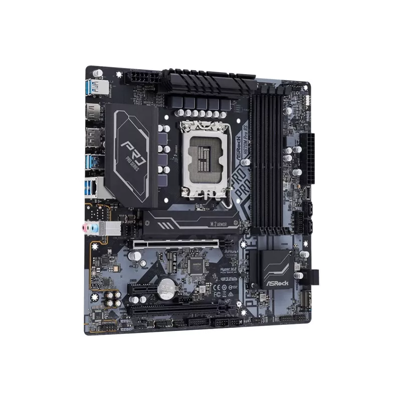 Placa base ASRock H670M Pro RS Intel H670 LGA 1700 micro ATX