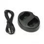 Cargador extra digital para Canon LP-E8 (modelo DV00DV3255) — cargador doble para baterías LP‑E8