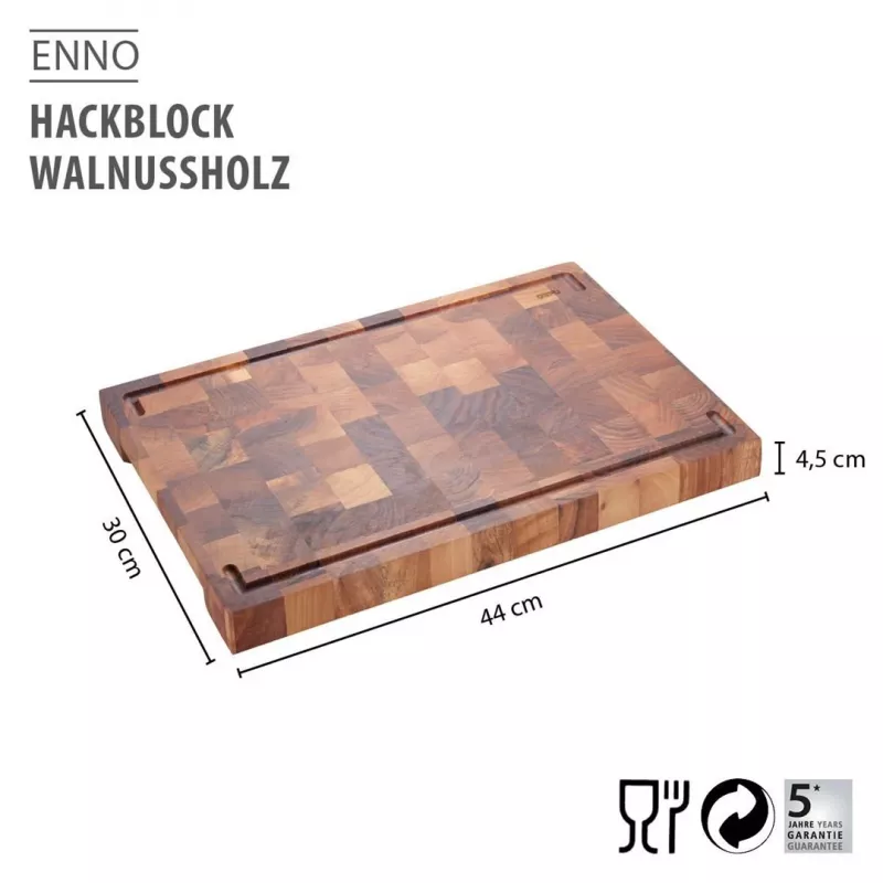 Tabla de nogal GEFU ENNO 44 x 30 cm