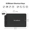 Tableta gráfica XP-Pen DECO 01 V3 — 5080 lpi, 254 x 158,75 mm, negra, USB (con cable e inalámbrica)