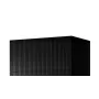 Armario ropero cama meble PAFOS 2D BASE 90×55,5×45 cm negro mate, estructura de 2 puertas