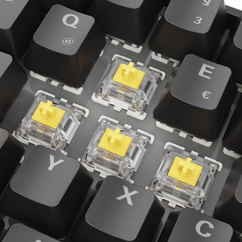 Teclado Sharkoon 100065629 Home USB QWERTZ alemán negro