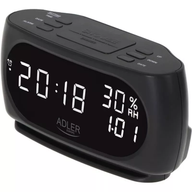 Adler AD 1186 despertador digital negro