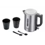 Severin WK3647 Hervidor de agua Acero inoxidable-negro cepillado (WK3647)