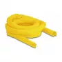 Funda trenzada DeLOCK autoajustable resistente al calor 2 m x 25 mm amarilla