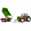 Bruder Roadmax tractor con cargador frontal y remolque basculante
