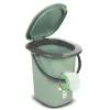 Cubo de inodoro portátil GreenBlue GB320GG — cubo de inodoro portátil ligero, modelo GB320GG