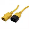 ROLINE 19.08.1532 Cable de alimentación amarillo 3 m IEC 320 (19.08.1532)