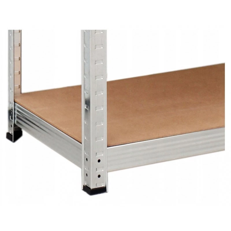 Topeshop Estantería de almacenamiento G9030 Estantería para herramientas de jardín, independiente, acero galvanizado, MDF