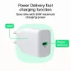 Fuente de alimentación Green Cell PowerSource Solo30 30W blanca — cargador USB-C, 30 W de potencia de salida
