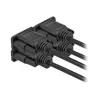 Cable serie RS-232 DeLOCK 87308 0,5 m conector hembra a conector hembra
