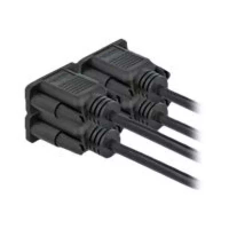 Cable serie RS-232 DeLOCK 87308 0,5 m conector hembra a conector hembra