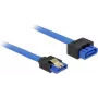 Cable SATA DeLOCK 84972 0,3 m SATA 7-pin negro azul