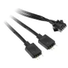 Adaptador de cable Kolink 4 pines ventilador a 3 pines 5V ARGB, 0,4 m