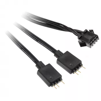 Adaptador de cable Kolink 4 pines ventilador a 3 pines 5V ARGB, 0,4 m