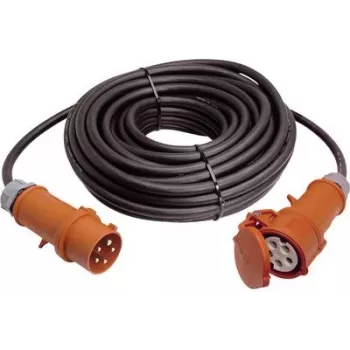 as - Schwabe 61360 cable alargador de corriente negro 5 m (61360)