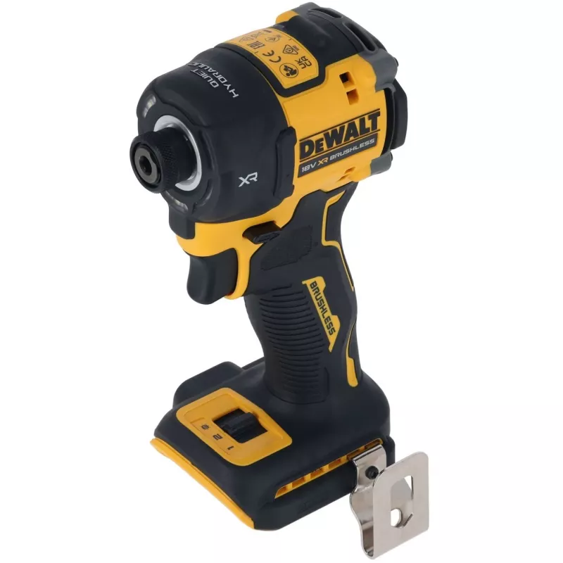 Atornillador DeWalt DCF870NT-XJ, 18V Li-Ion, 56 N·m, portabrocas de 1/4 inch, empuñadura de pistola, 100 mm de longitud