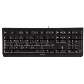 CHERRY KC 1000 teclado Home USB distribución suiza negro