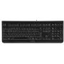 CHERRY KC 1000 teclado Home USB distribución suiza negro