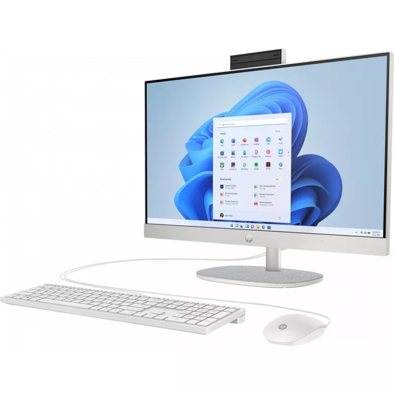 HP 24-cr0006ng - Todo en uno (solución completa) - Ryzen 5 7520U / 2,8 GHz - RAM 16GB - SSD 512GB - NVMe - Radeon 610M - 1GbE, Wi-Fi 6, Bluetooth 5,3 - WLAN: 802,11a/b/g/n/ac/ax, Bl