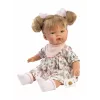 Muñeca Llorens Joelle, 38 cm muñeca llorona con rasgos realistas y cuerpo blando