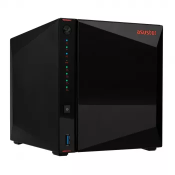Asustor AS5404T NAS/servidor de almacenamiento Intel® Celeron® N5105 4 GB DDR4 0 TB ADM negro