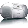 Lenco SCD-420 Radio CD Boombox, plata