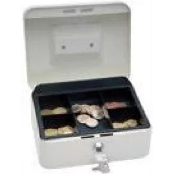 Caja de caudales WEDO Gr.2 acero, blanco con pintura en polvo