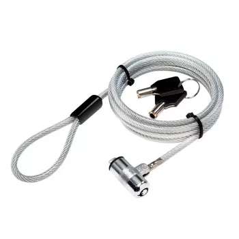 Candado para portátil Logilink Nbs009 con llave incl. 2 llaves 15 mm