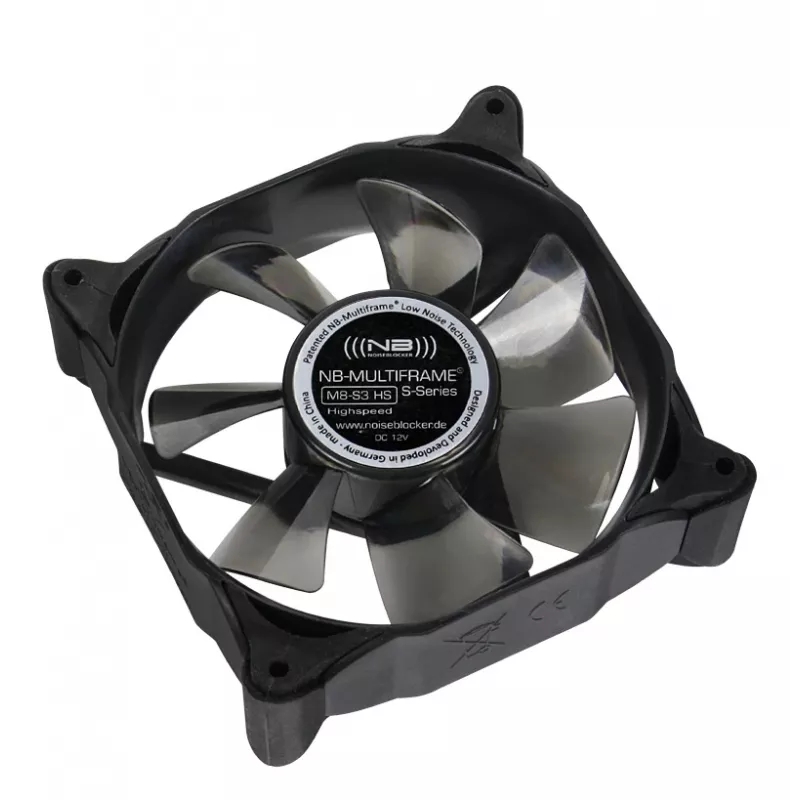 Ventilador de caja Noiseblocker Multiframe S-Serie M8-3 HS 80 mm