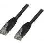 Cable de red Deltaco UTP Cat6 RJ-45 RJ-45 2 m negro