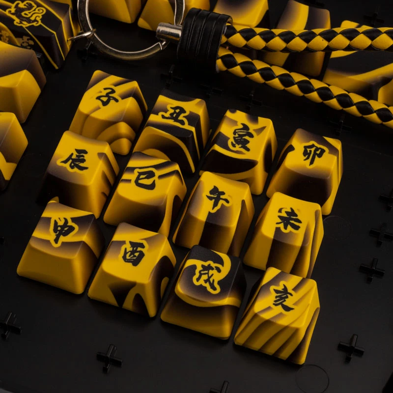 Set de teclas Triton TIGER SKETCH Limited — material PBT, layout alemán (DE)