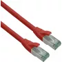 Helos Cable patch 363764, RJ-45 a RJ-45, Cat.6a S/FTP (cable en bruto Cat.7), 15 m, rojo