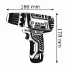 Bosch GSR 10,8-2-LI Professional Keyless negro, azul, rojo