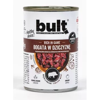 BULT rica en caza - comida húmeda para perros - 800 g