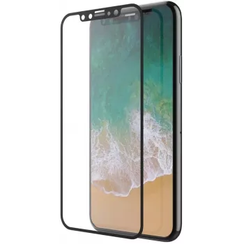 Protector de pantalla de cristal templado Devia Van Entire View antirreflejo para iPhone XS Max 6.5 negro