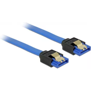 Cable SATA DeLOCK 84978 0,3 m SATA 7-pin negro azul