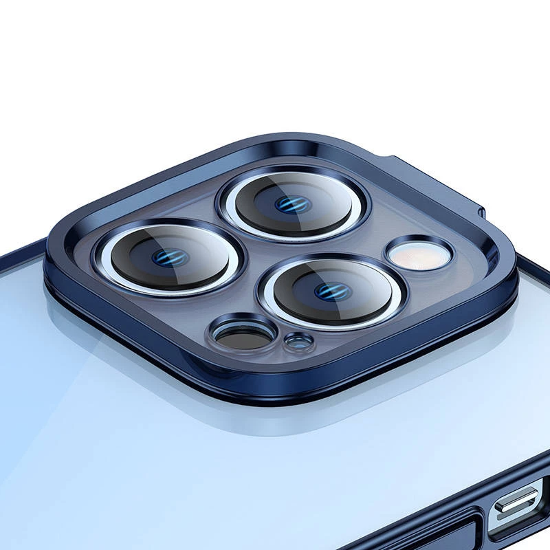 Funda protectora Baseus para iPhone 14 Pro – azul brillante transparente